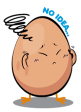 Eggsy The Egghead sticker #11412381