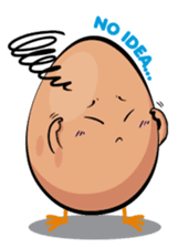 Eggsy The Egghead sticker #11412381