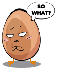 Eggsy The Egghead sticker #11412389