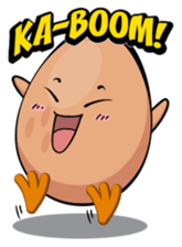 Eggsy The Egghead sticker #11412393