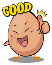 Eggsy The Egghead sticker #11412394