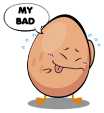Eggsy The Egghead sticker #11412398