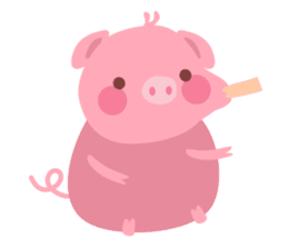 Pinky Piggy sticker #11412418