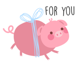 Pinky Piggy sticker #11412440