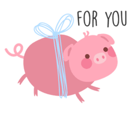 Pinky Piggy sticker #11412440