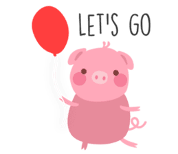 Pinky Piggy sticker #11412444