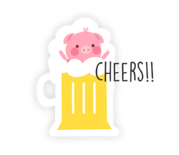 Pinky Piggy sticker #11412452