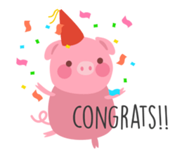 Pinky Piggy sticker #11412453