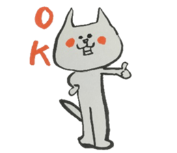 brush pencil cat sticker #11412765