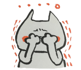 brush pencil cat sticker #11412772