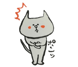 brush pencil cat sticker #11412775