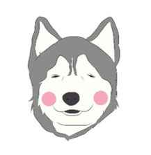 Golden and Husky. sticker #11412964