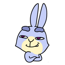 Blue Rabbit Usapippi sticker #11412977