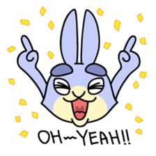 Blue Rabbit Usapippi sticker #11412979
