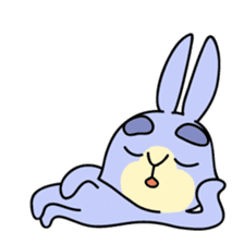 Blue Rabbit Usapippi sticker #11412981