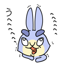 Blue Rabbit Usapippi sticker #11412983