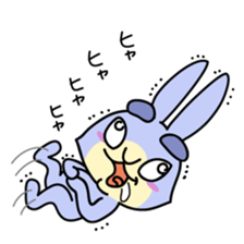 Blue Rabbit Usapippi sticker #11412984