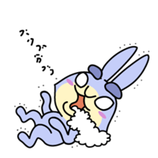 Blue Rabbit Usapippi sticker #11412985