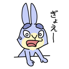 Blue Rabbit Usapippi sticker #11412986