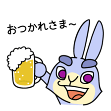 Blue Rabbit Usapippi sticker #11412987