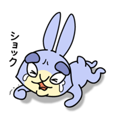 Blue Rabbit Usapippi sticker #11412993