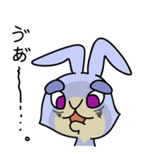Blue Rabbit Usapippi sticker #11412994