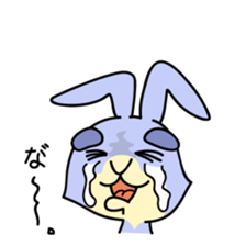 Blue Rabbit Usapippi sticker #11412995