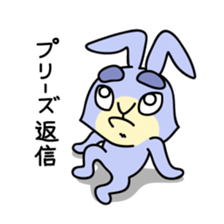 Blue Rabbit Usapippi sticker #11413000