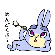 Blue Rabbit Usapippi sticker #11413001