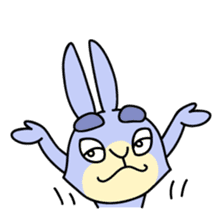 Blue Rabbit Usapippi sticker #11413002