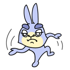 Blue Rabbit Usapippi sticker #11413003