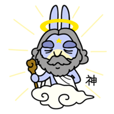 Blue Rabbit Usapippi sticker #11413011