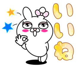 Blusher rabbit.1 sticker #11413063
