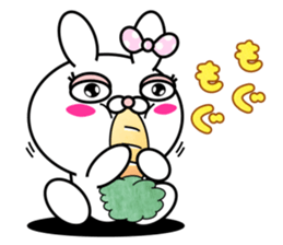 Blusher rabbit.1 sticker #11413072