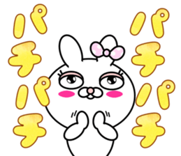 Blusher rabbit.1 sticker #11413075