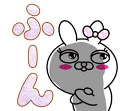 Blusher rabbit.1 sticker #11413084