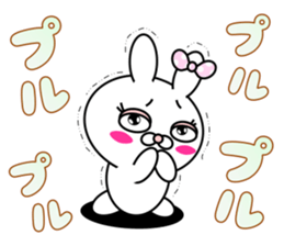 Blusher rabbit.1 sticker #11413087