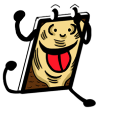 High tensioon smartphone "smaphoone" sticker #11413182