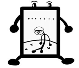 High tensioon smartphone "smaphoone" sticker #11413203