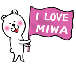 Sticker of Miwa sticker #11413301
