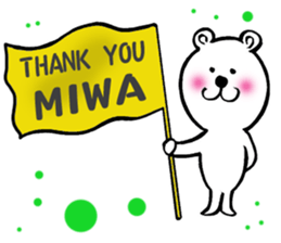 Sticker of Miwa sticker #11413309