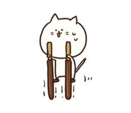 Cat in the cakes sticker #11413496