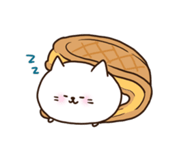 Cat in the cakes sticker #11413498