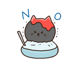 Cat in the cakes sticker #11413503