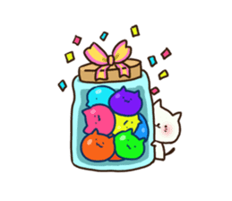 Cat in the cakes sticker #11413506