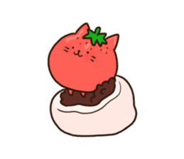 Cat in the cakes sticker #11413510
