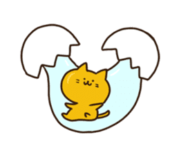 Cat in the cakes sticker #11413518
