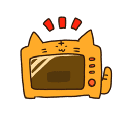 Cat in the cakes sticker #11413520