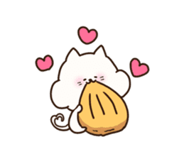 Cat in the cakes sticker #11413525
