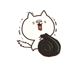 Cat in the cakes sticker #11413526